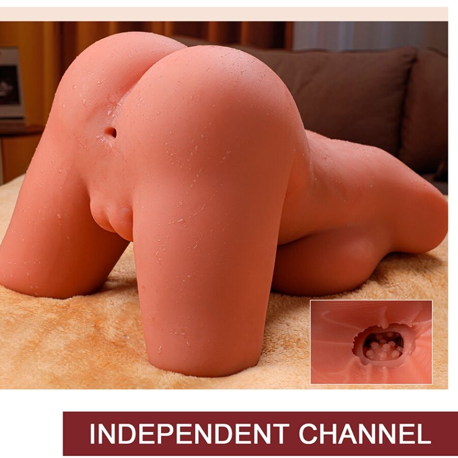 XISE - MIAH LADY BOY WEIBLICHER TORSO MIT DILDO MIT VIBRATION UND STOSS 55 CM