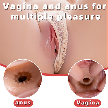 XISE - ORGANISIERTER WEIBLICHER REALISTISCHER TORSO MIT STOSSENDER 71 CM