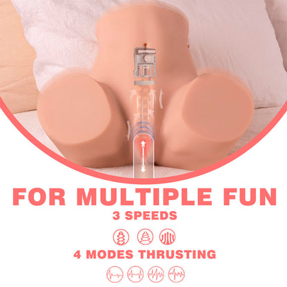 XISE - DANAE THRUSTING REALISTISCHER VAGINA-MASTUBADOR MIT MULTI-POSITIONS-VIBRATION