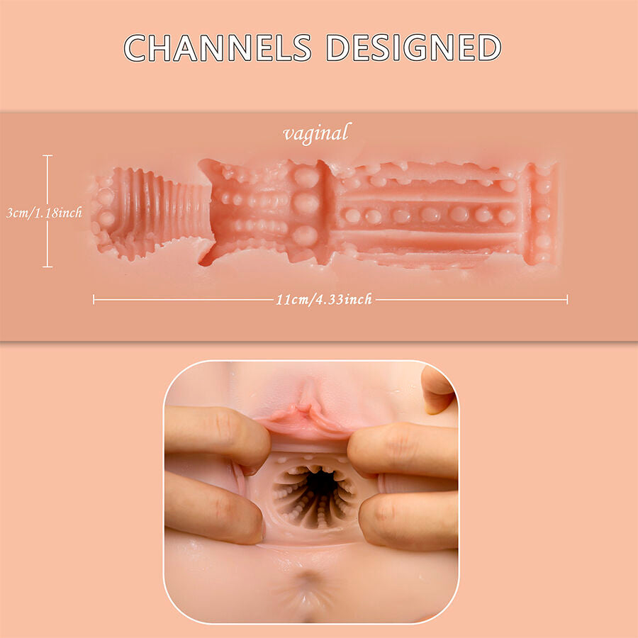 XISE - ETHEL THRUSTING REALISTISCHER VAGINA-MASTURBATOR MIT MULTIPOSITIONSVIBRATION