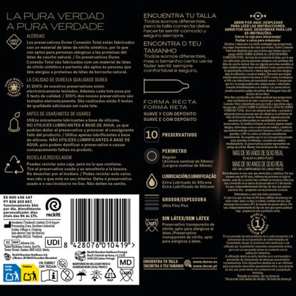 DUREX - TOTAL CONNECTION ULTRA FINE PLUS LATEXFREI 10 EINHEITEN