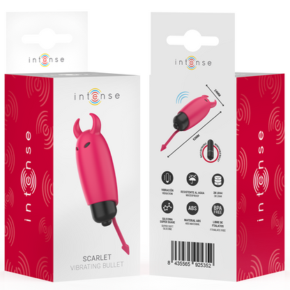 INTENSE - SCARLET VIBRATING BULLET RED DEMON 9,3 X 2,4 CM
