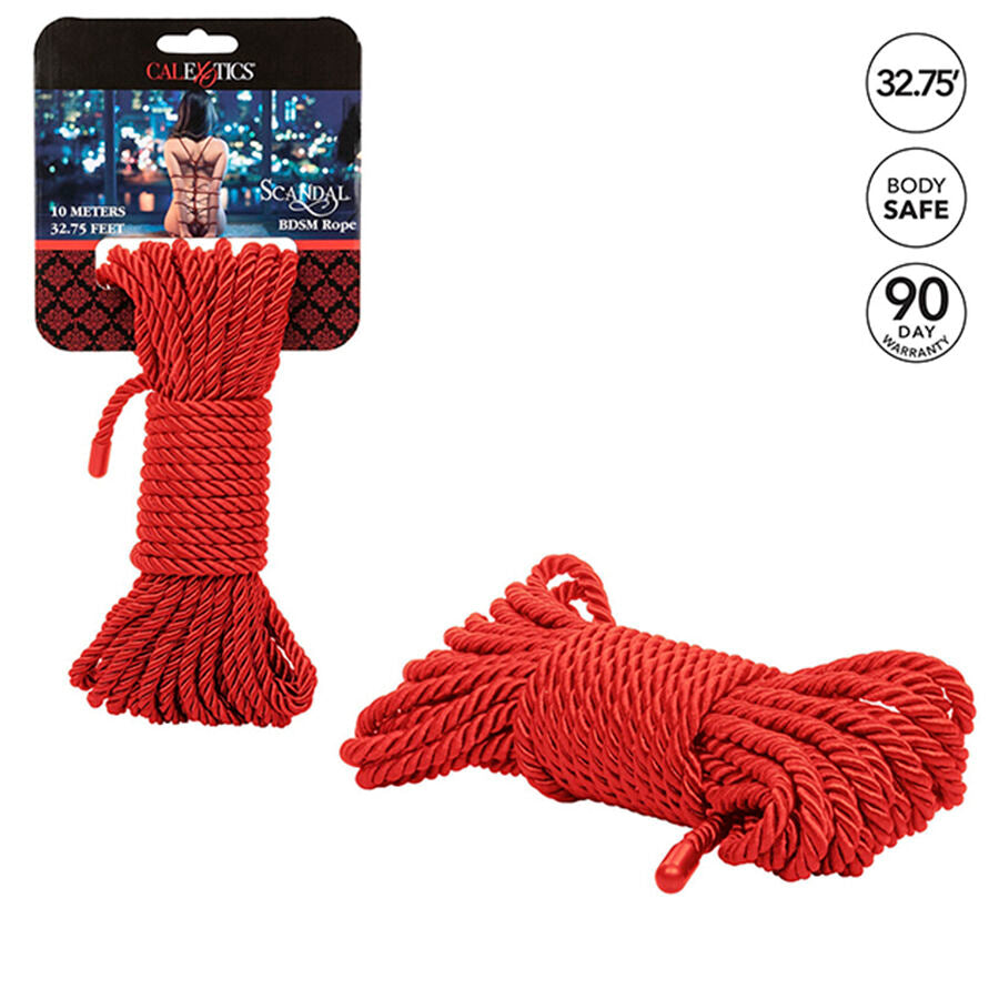 CALEXOTICS - SCANDAL RED BDSM SEIL 10 M