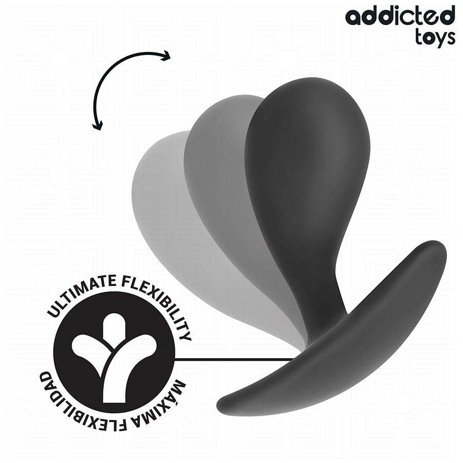 ADDICTED TOYS - 3ER-SET ANALPLUG SILIKON MODELL 3