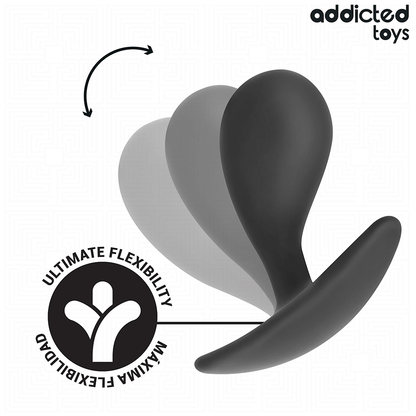 ADDICTED TOYS - 3ER-SET ANALPLUG SILIKON MODELL 3