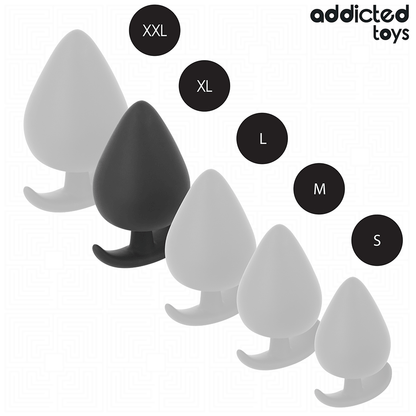 ADDICTED TOYS - ANAL PLUG SILIKON GRÖSSE XL 9,5 CM