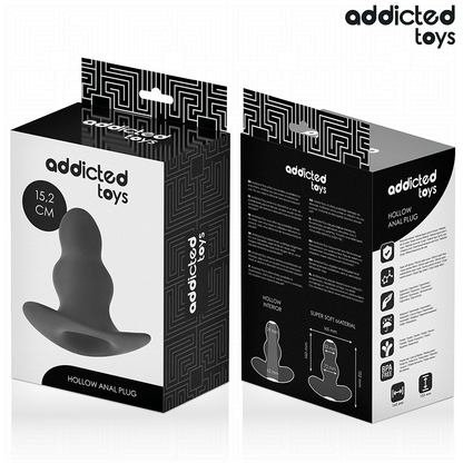 ADDICTED TOYS - HOHL-ANALPLUG SILIKON GRÖSSE XXL 15,2 CM