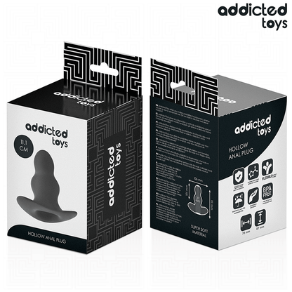 ADDICTED TOYS - HOHL-ANALPLUG SILIKON GRÖSSE L 11,1 CM