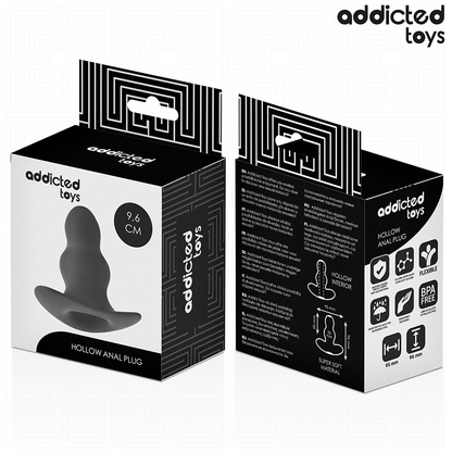 ADDICTED TOYS - HOHL-ANALPLUG SILIKON GRÖSSE M 9,6 CM