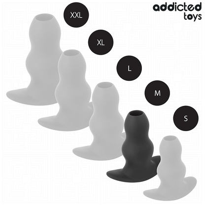 ADDICTED TOYS - HOHL-ANALPLUG SILIKON GRÖSSE M 9,6 CM