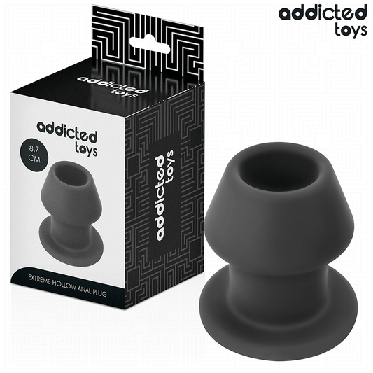 ADDICTED TOYS - EXTREM HOHL ANALPLUG SILIKON GRÖSSE M 8,7 CM