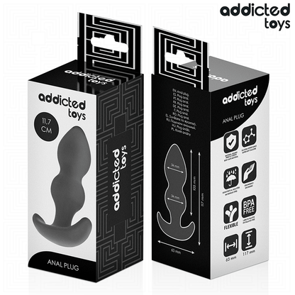 ADDICTED TOYS - ANALPLUG SILIKON GRÖSSE L 11,7 CM
