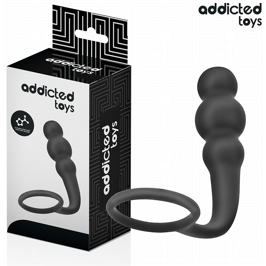 ADDICTED TOYS - ANALPLUG MIT RING SILIKON MODELL 1