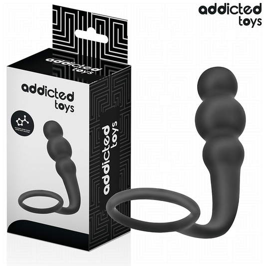 ADDICTED TOYS - ANALPLUG MIT RING SILIKON MODELL 1