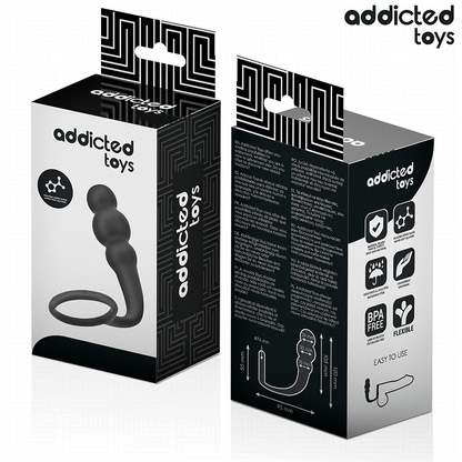 ADDICTED TOYS - ANALPLUG MIT RING SILIKON MODELL 1