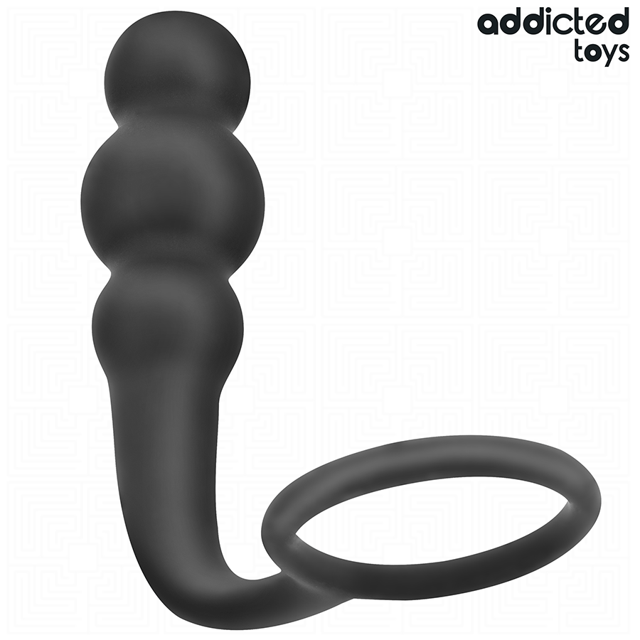ADDICTED TOYS - ANALPLUG MIT RING SILIKON MODELL 1