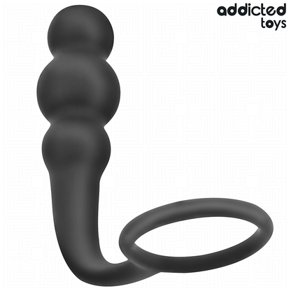 ADDICTED TOYS - ANALPLUG MIT RING SILIKON MODELL 1