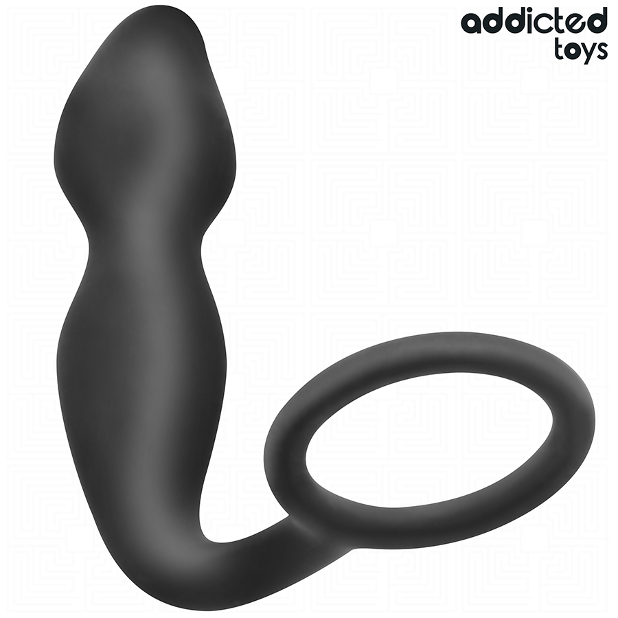 ADDICTED TOYS - ANALPLUG MIT RING SILIKON MODELL 2