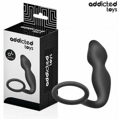 ADDICTED TOYS - ANALPLUG MIT RING SILIKON MODELL 2