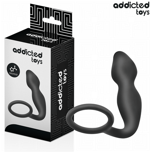 ADDICTED TOYS - ANALPLUG MIT RING SILIKON MODELL 2