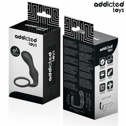 ADDICTED TOYS - ANALPLUG MIT RING SILIKON MODELL 3