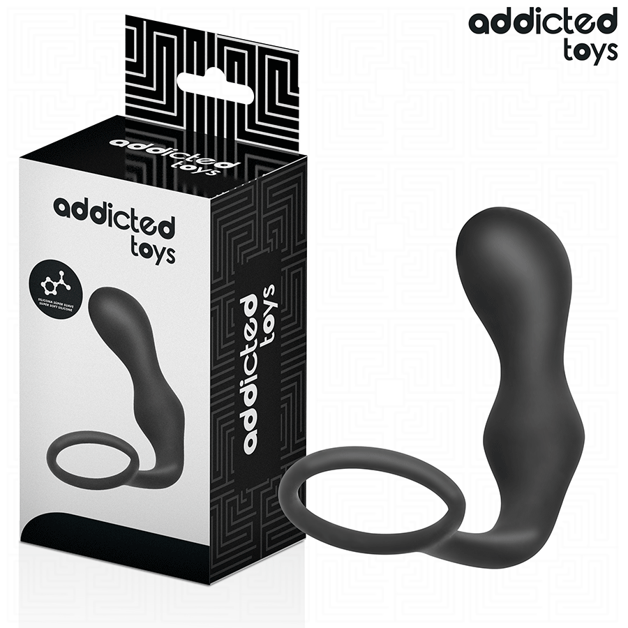 ADDICTED TOYS - ANALPLUG MIT RING SILIKON MODELL 3