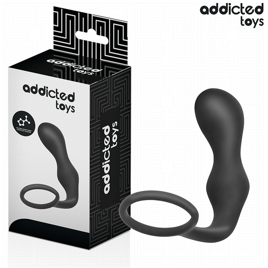 ADDICTED TOYS - ANALPLUG MIT RING SILIKON MODELL 3