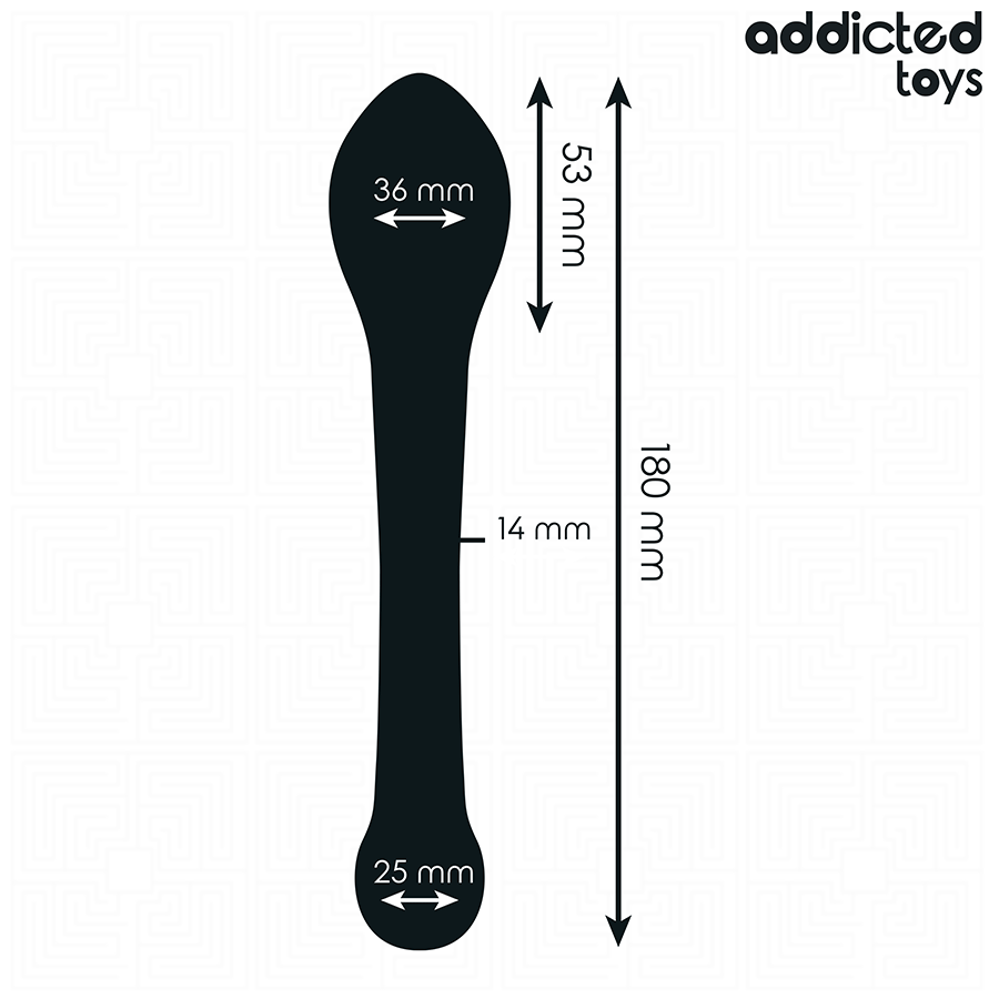 ADDICTED TOYS - ANALSTIMULATOR SILIKON 18 CM