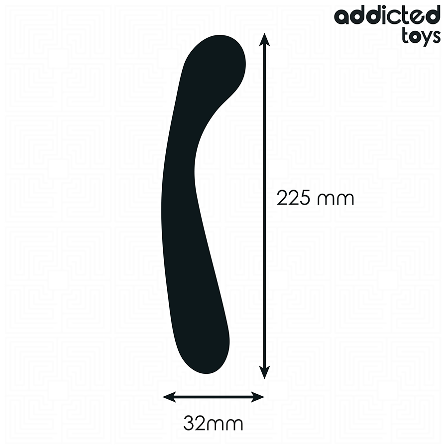 ADDICTED TOYS - DOPPEL-ANALMASSAGEGERÄT SILIKON 22,5 CM