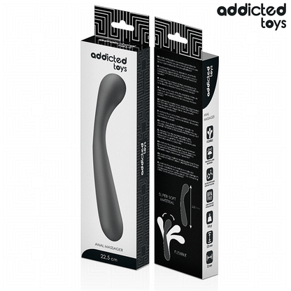 ADDICTED TOYS - DOPPEL-ANALMASSAGEGERÄT SILIKON 22,5 CM