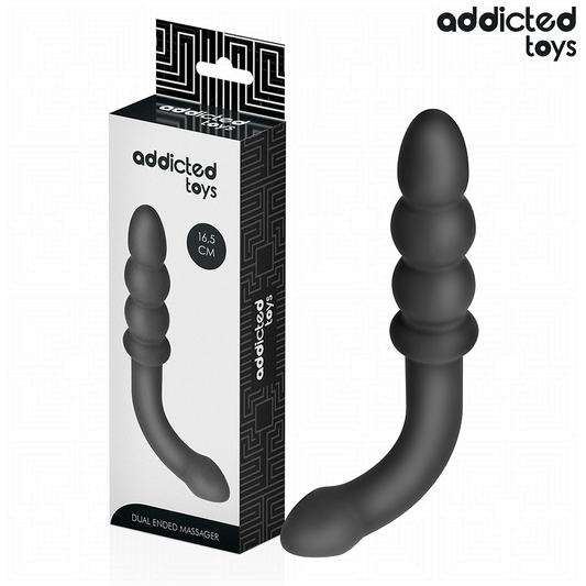 ADDICTED TOYS - DOPPEL-ANALMASSAGEGERÄT SILIKON 16,5 CM