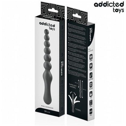 ADDICTED TOYS - DOPPELTER ANAL-MASSAGER SILIKON 24 CM