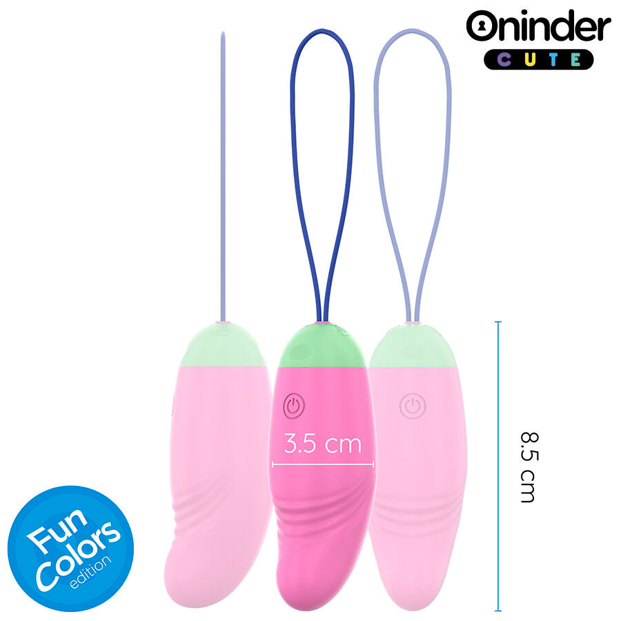 ONINDER CUTE - LOVE PLEASURE VIBRO-ROTIERENDES EI 360° SILIKON - KOSTENLOSE WELTWEITE APP