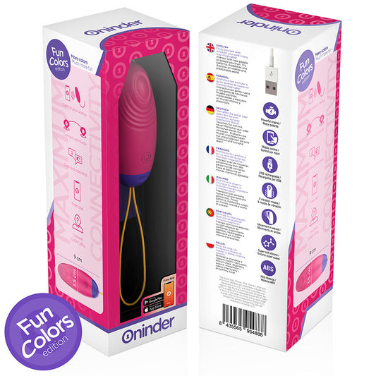 ONINDER CUTE - LOVE PLEASURE VIBRO-WAVE TAPPING SILICONE EGG - KOSTENLOSE WELTWEITE APP
