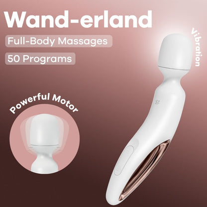 SATISFYER - WAND ERLAND VIBRIERENDES MASSAGER WEISS