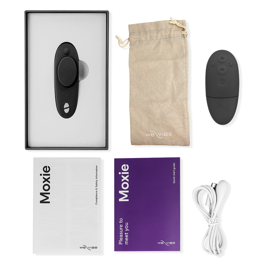 WE-VIBE - MOXIE + SCHWARZER KLITORALISVIBRATOR