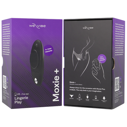 WE-VIBE - MOXIE + SCHWARZER KLITORALISVIBRATOR