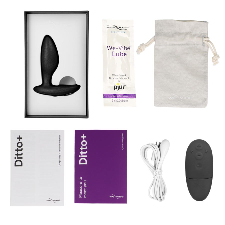 WE-VIBE - VECTOR+ SCHWARZER PROSTATAMASSAGEGERÄT