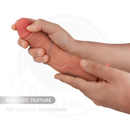 COCK MILLER - REALISTISCHER DILDO MIT SAUGNAP UND VIBRATION MIT FERNBEDIENUNG 21,5 CM