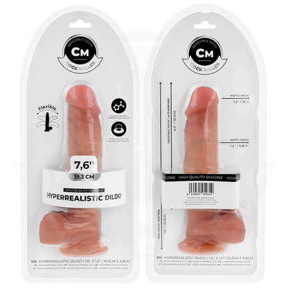 COCK MILLER - HYPERREALISTISCHER, ARTIKULIERBARER DILDO 19,3 CM