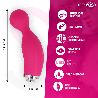 MORESSA - KIRK DUO SUCTION + MULTI-PERFORMANCE MASSAGER PREMIUM SILIKON WIEDERAUFLADBAR
