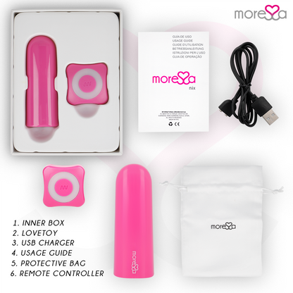 MORESSA - NIX VIBRATOR FERNBEDIENUNG ROSA