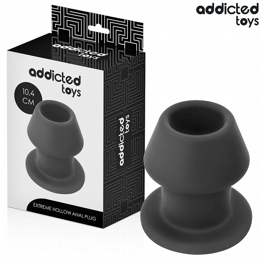 ADDICTED TOYS - EXTREM HOHL ANALPLUG SILIKON GRÖSSE L 10,4 CM