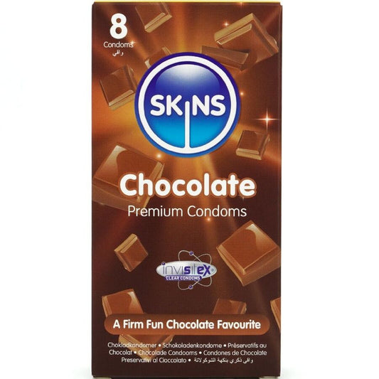 SKINS - SCHOKOLADE PREMIUM KONDOME PACKUNG 8