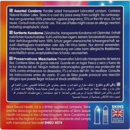 SKINS - SORTIERTE PREMIUM-KONDOME PACKUNG 4