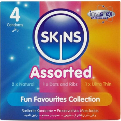 SKINS - SORTIERTE PREMIUM-KONDOME PACKUNG 4