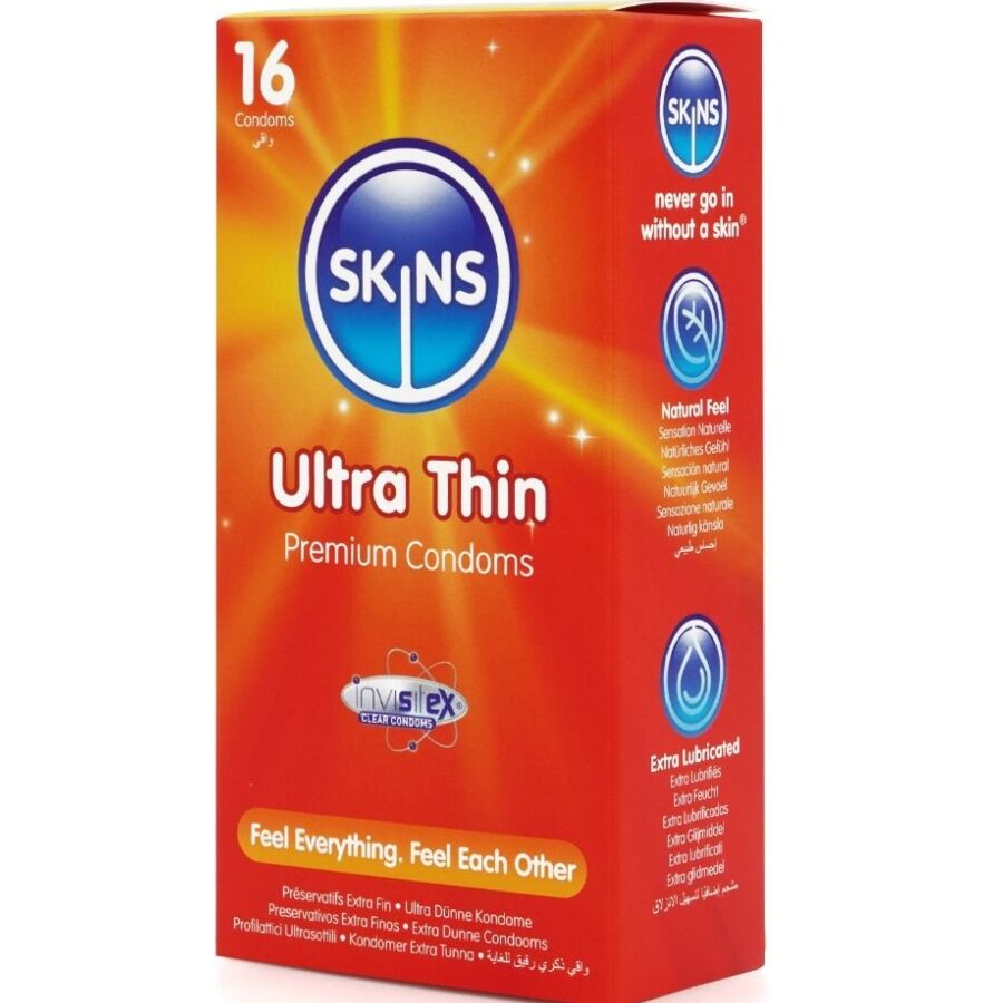 SKINS - ULTRA DÜNNE PREMIUM-KONDOME PACKUNG 16