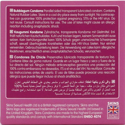 SKINS - BUBBLEGUM PREMIUM-KONDOME PACKUNG 4