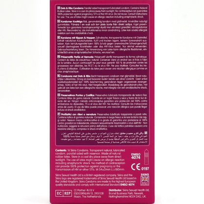 SKINS - DOTS &amp; RIBS PREMIUM-KONDOME PACKUNG 16