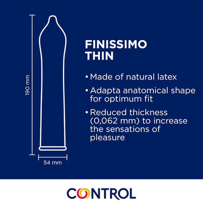 CONTROL - FINISSIMO SENSO KONDOME 144 EINHEITEN